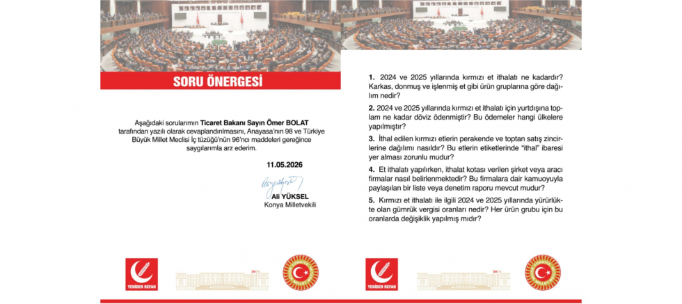 Ali Yüksel: Sofradaki Et Bile İthalata Muhtaç Hale Geldi - GÜNDEM - İnternetin Ajansı