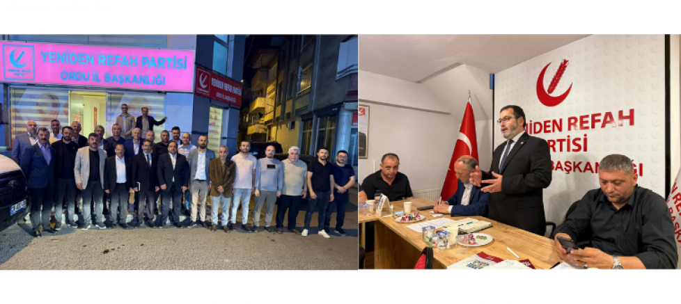 YENİDEN REFAH PARTİSİ ORDU İL BAŞKANI ADEM AĞCA: “KONGREMİZE GÜÇLÜ BİR HAZIRLIKLA YÜRÜYORUZ” - GÜNDEM - İnternetin Ajansı